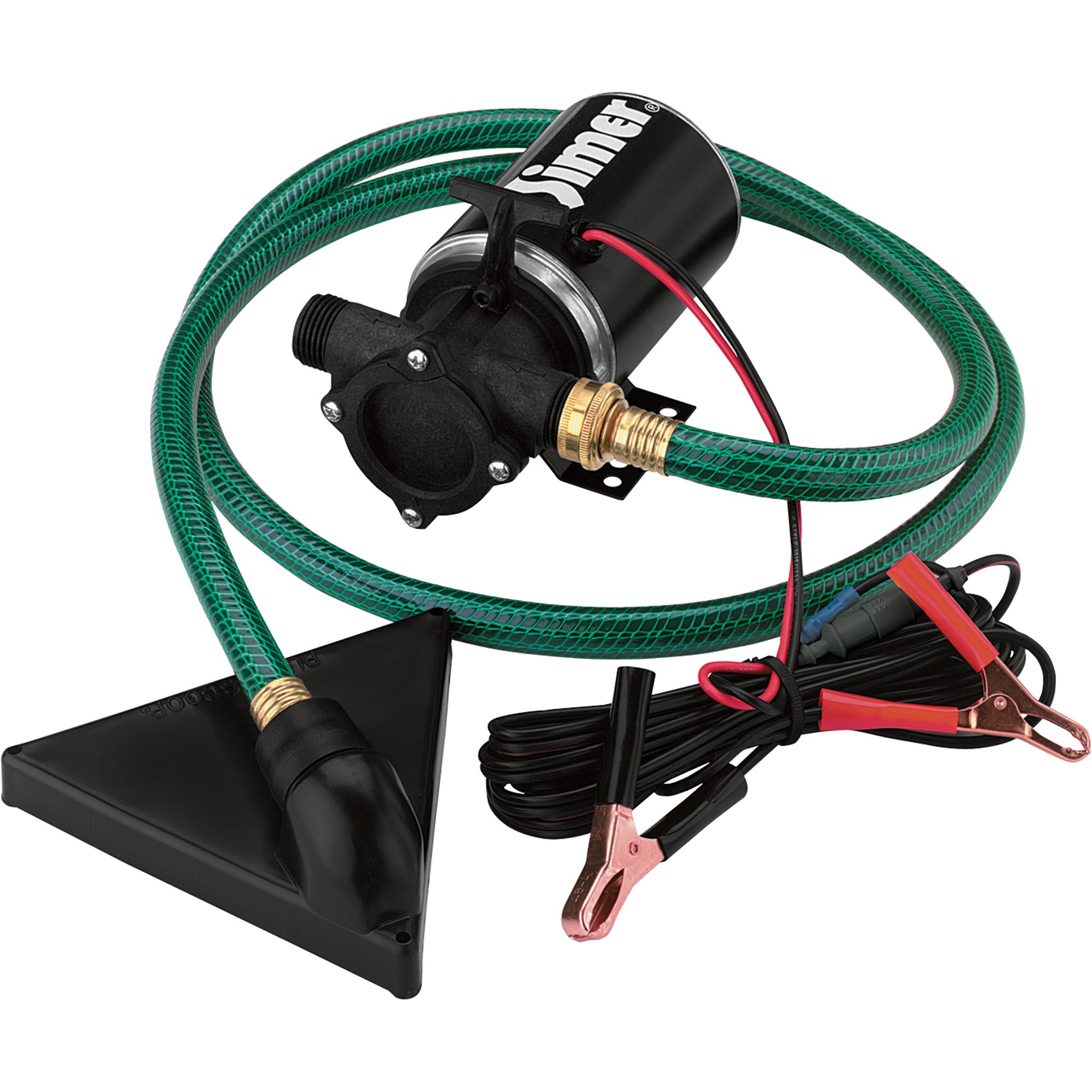 Simer 12 Volt Self-Priming Utility Pump — 450 GPH, 3/4in. Ports, Model# BW85P